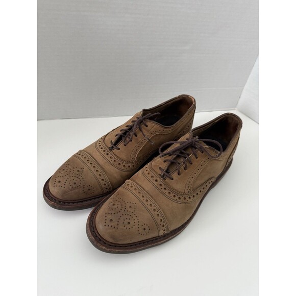 Allen Edmonds Mens Cap Toe Port Washington Oxfords Dainite Soles 7.5 D Chestnut main image 5